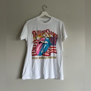 Rolling Stones White T Shirt